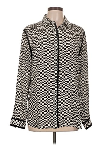 Trina Turk Long Sleeve Silk Top (view 1)