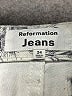 Reformation Jeans Print Gray White Jeans Size 24 waist - photo 7