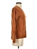 Atmosphere Brown Long Sleeve Top Size 4 - photo 4