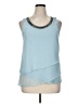 Design History 100% Polyester Blue Sleeveless Blouse Size XL - photo 1