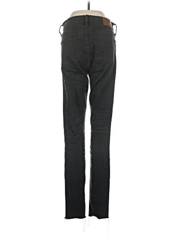 Madewell Tall 9" Mid-Rise Skinny Jeans in Black Sea (view 2)