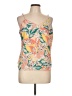Nine West 100% Polyester Orange Sleeveless Top Size L - photo 1