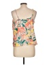 Nine West 100% Polyester Orange Sleeveless Top Size L - photo 2