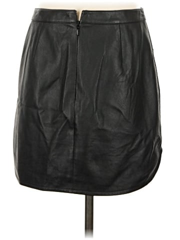 BCBGMAXAZRIA Faux Leather Skirt (view 2)