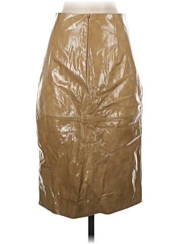 Veronica Beard Leather Skirt (view 2)