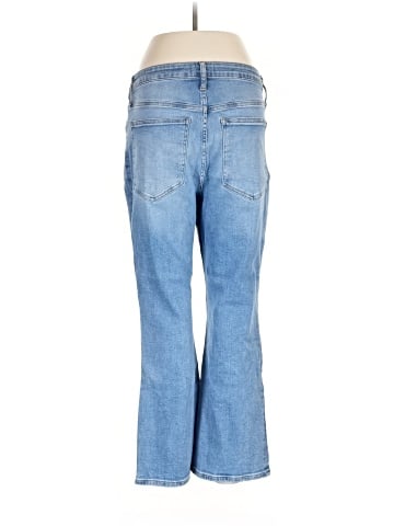 Madewell Curvy Kick Out Crop Jeans in Mather Wash (view 2)