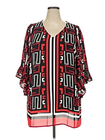 Avenue Studio Short Sleeve Blouse (view 1)