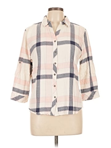 Hester & Orchard 3/4 Sleeve Button-Down Shirt (view 1)