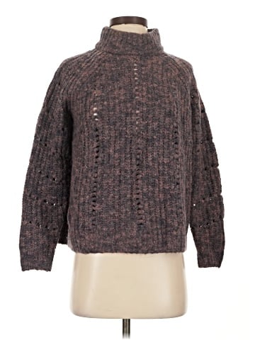 Madewell Pointelle Mockneck Pullover Sweater (view 1)