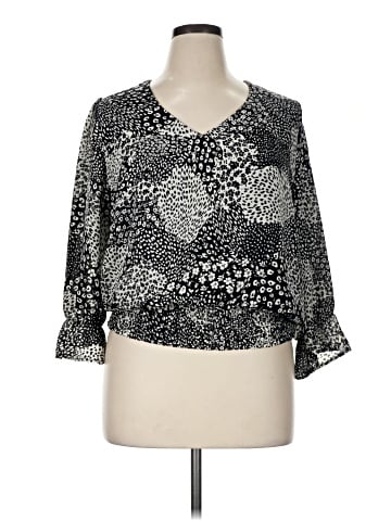 Philosophy Republic Clothing 3/4 Sleeve Blouse (view 1)