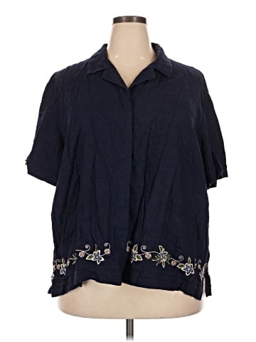 Sag Harbor Short Sleeve Blouse (view 1)