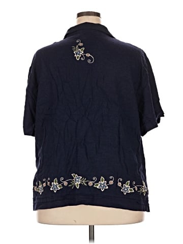 Sag Harbor Short Sleeve Blouse (view 2)