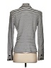 Tory Burch 100% Cotton Stripes Silver Blazer Size S - photo 2