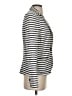 Tory Burch 100% Cotton Stripes Silver Blazer Size S - photo 4