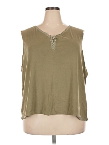 Basic Editions Sleeveless T-Shirt (view 1)