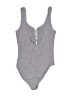 Forever 21 Gray Bodysuit Size S - photo 2