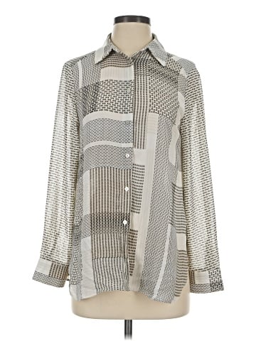 Rose + Olive Long Sleeve Blouse (view 1)