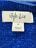 Style&Co 100% Polyester Blue Pullover Sweater Size M - photo 7