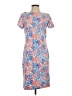 Talbots Print Blue Casual Dress Size S - photo 1