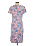 Talbots Print Blue Casual Dress Size S - photo 2