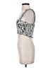 Paper Crane 100% Rayon Silver Tank Top Size S - photo 5