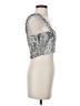 Paper Crane 100% Rayon Silver Tank Top Size S - photo 4