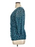 Elle 100% Polyester Teal 3/4 Sleeve Top Size XL - photo 5
