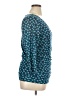 Elle 100% Polyester Teal 3/4 Sleeve Top Size XL - photo 4