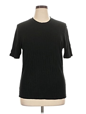 Donna Karan New York Short Sleeve Turtleneck (view 1)
