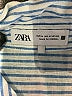 Zara Stripes Blue Long Sleeve Blouse Size M - photo 7
