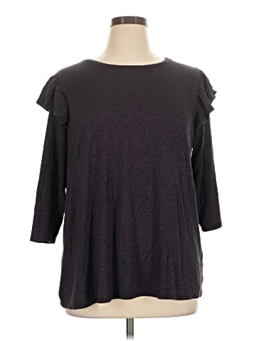 Ava & Viv 3/4 Sleeve Top (view 1)
