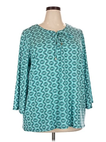 JM Collection 3/4 Sleeve Blouse (view 1)