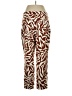 SPANX Animal Print Brown Casual Pants Size XL - photo 2