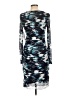 DKNY Print Blue Cocktail Dress Size 10 - photo 2