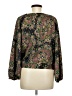 Point Sur 100% Polyester Brown Long Sleeve Blouse Size M - photo 2