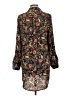 Forever 21 Paisley Black 3/4 Sleeve Blouse Size L - photo 2