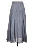 Max Studio 100% Polyester Chevron-herringbone Blue Casual Skirt Size XS - photo 2