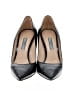 Prada 100% Patent Leather Black Heels Size EU 37 1/2 - photo 2