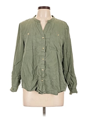 Lucky Brand 3/4 Sleeve Button-Down Shirt (view 1)