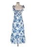 Aqua 100% Polyester Blue Cocktail Dress Size M - photo 2
