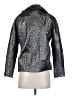 Timeless by Naeem Khan 100% Polyester Metallic Silver Jacket Size XS - photo 2