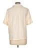 Quince 100% Cotton Ivory Short Sleeve Blouse Size L - photo 2