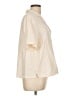 Quince 100% Cotton Ivory Short Sleeve Blouse Size L - photo 4