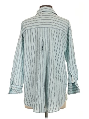 Zara 3/4 Sleeve Button-Down Shirt (view 2)