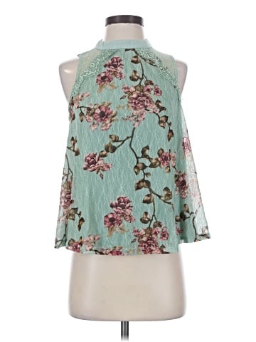 Taylor & Sage Sleeveless Blouse (view 1)