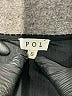 Pol 100% Polyester Black 3/4 Sleeve Top Size S - photo 7