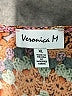 Veronica Beard Paisley Brown Orange Casual Dress Size XL - photo 7