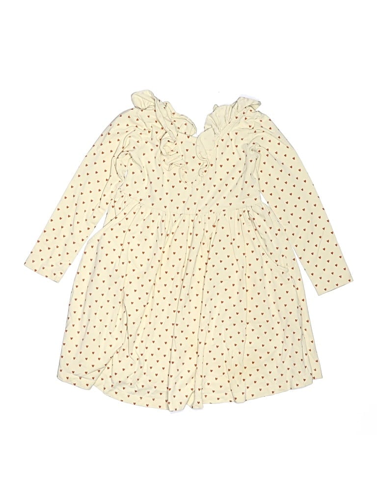 Pre-owned Hanna Andersson Kids' Dress In Ivory