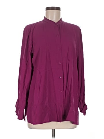 Eileen Fisher Long Sleeve Polo (view 1)