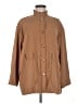 Monki 100% Polyester Solid Brown Trenchcoat Size M - photo 1